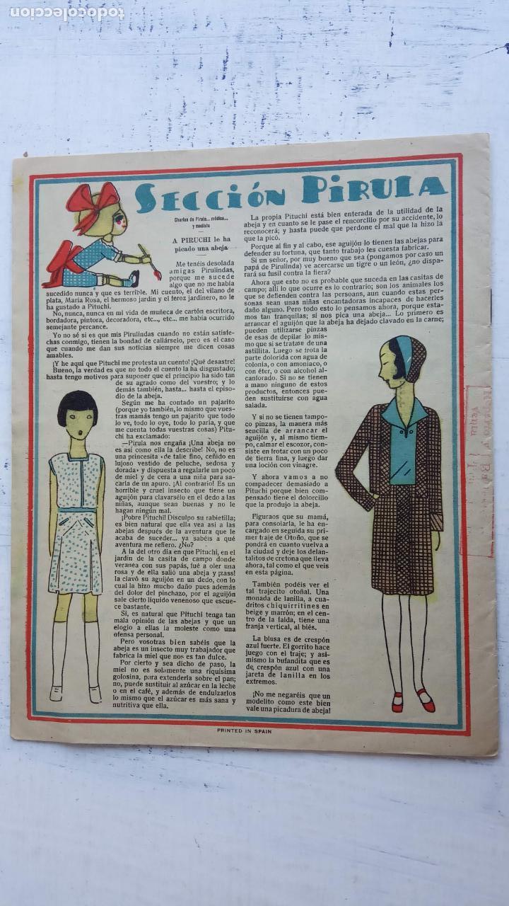 Tebeos: PINOCHO ORIGINAL N&ordm; 345 - 1931 - COMO NUEVO - Foto 8