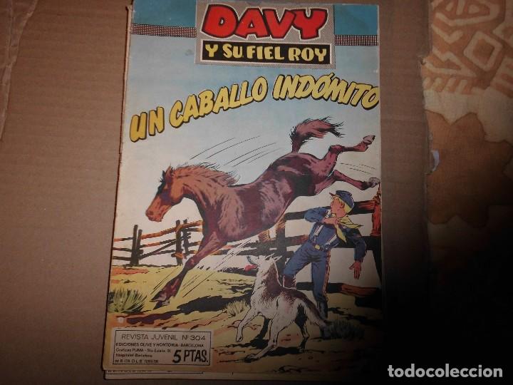 Tebeos: DAVY Y SU FIEL ROY N&ordm; 304 - Foto 1