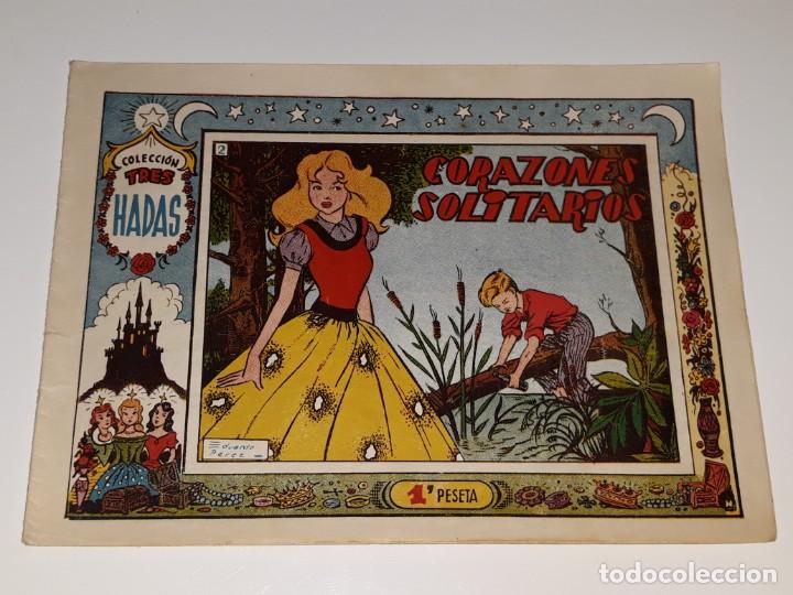 Giornalini: ANTIGUO COMIC COLECCION TRES HADAS N&ordm; 2 - CORAZONES SOLITARIOS - ED. INDEDI A&Ntilde;OS 40 / 50
