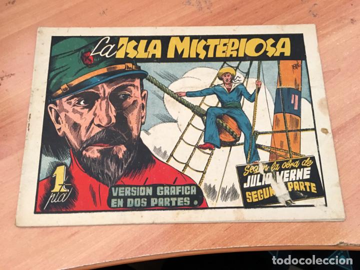 Comics: LA ISLA MISTERIOSA SEGUNDA PARTE (ORIGINAL GERPLA) CONSERVA CROMOS CONTRAPORTADA (COIM27)