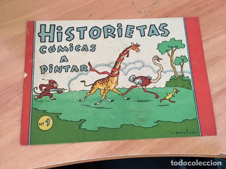 Comics: HISTORIETAS COMICAS PARA PINTAR N&ordm; 1 BENEJAM (ORIGINAL) (COIM27)