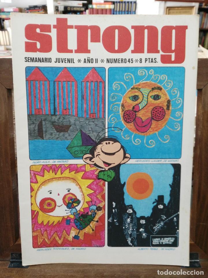 Tebeos: Strong - A&ntilde;o II, N&ordm; 45 - Ed. Argos Juvenil - Foto 1