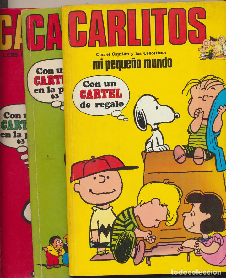 Tebeos: Carlitos n&ordm; 1,2 y 3. Buru Lan - Foto 1