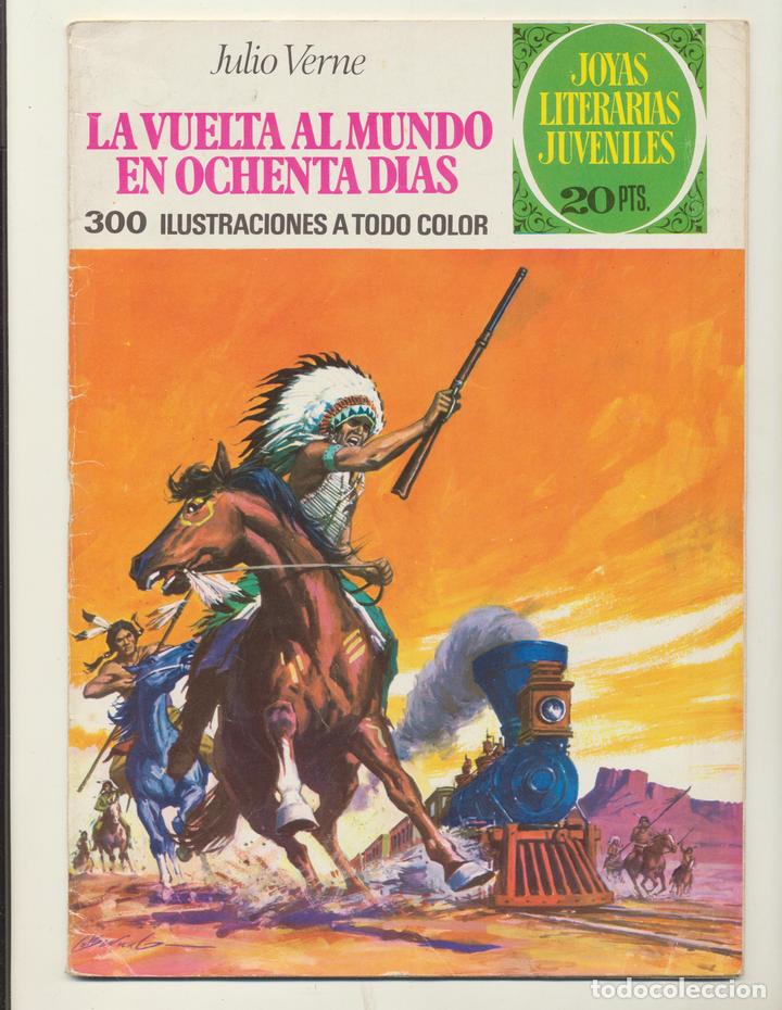 Giornalini: Joyas literarias n&ordm; 17. la vuelta al Mundo en ochenta d&iacute;as. Bruguera 1974