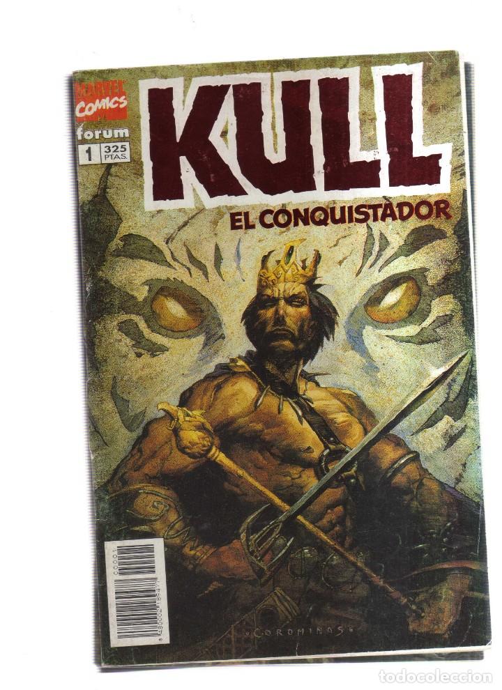 Tebeos: KULL EL CONQUISTADOR LOTE DE11 NUMEROS FORUM DEL 1 AL 11 - Foto 1