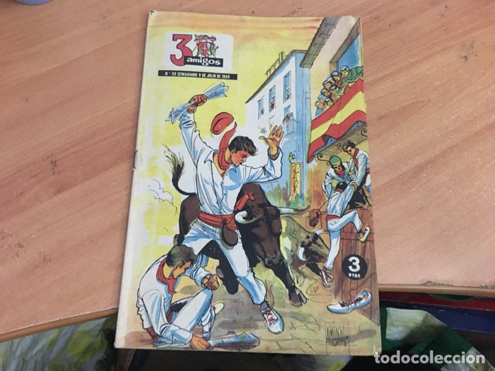 Tebeos: 3 AMIGOS N&ordm; 59 MANOLETE TORERO. TINTIN (COB1) - Foto 1