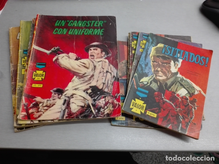Tebeos: VALOR / LOTE CON 9 N&Uacute;MEROS / SEMIC ESPA&Ntilde;OLA DE EDICIONES 1965 - 1966 - Foto 1