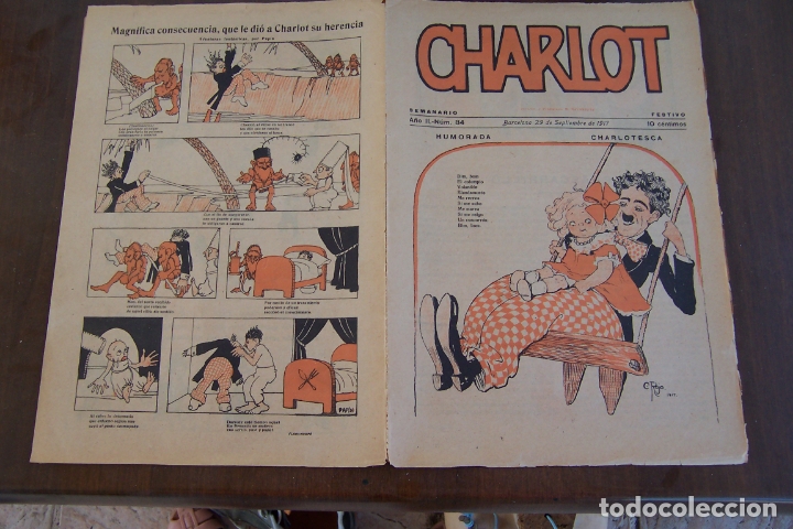 Tebeos: M. navarrete,- charlot lote de 36 n&ordm;, lista interior - Foto 2