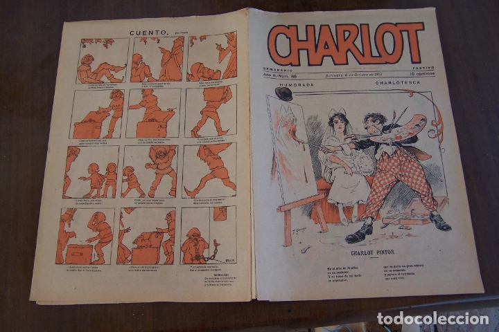 Tebeos: M. navarrete,- charlot lote de 36 n&ordm;, lista interior - Foto 4