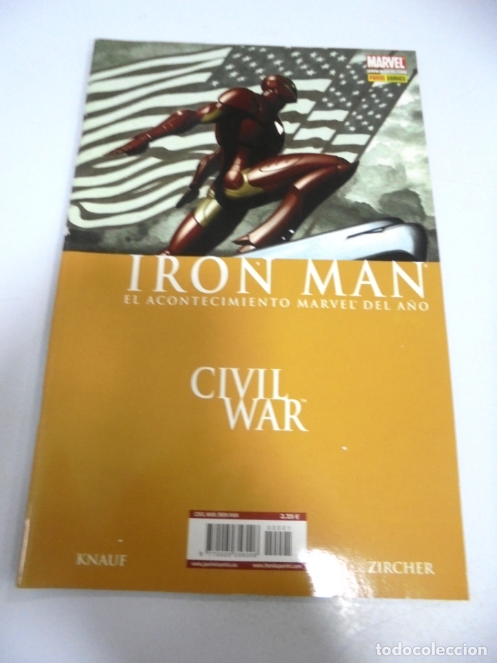 Tebeos: TEBEO. IRON MAN. EL ACONTECIMIENTO MARVEL DEL A&Ntilde;O. CIVIL WAR. MARVEL - Foto 1
