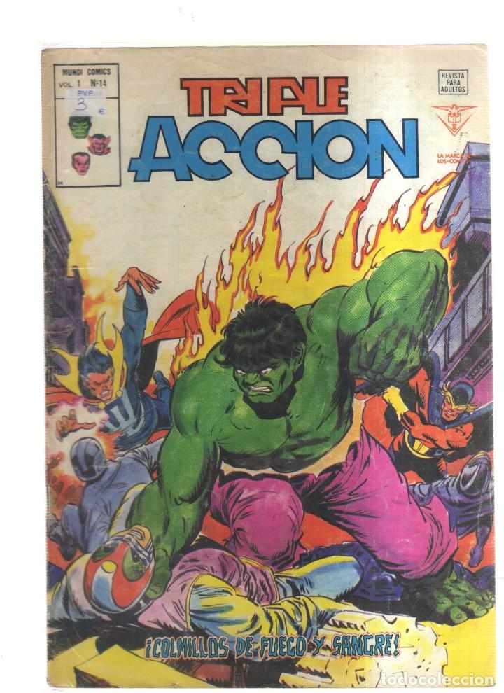 Tebeos: TRIPLE ACCION VOL,1 N,14 - Foto 1