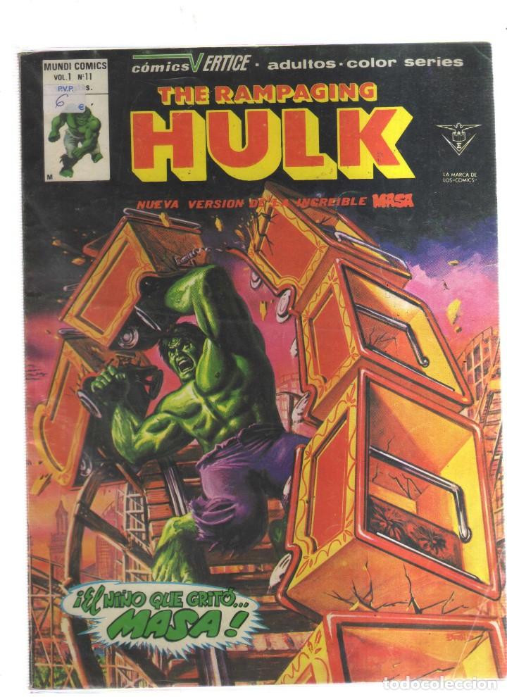 Tebeos: HULK THE RAMPAGING VOL,1 N,11 - Foto 1