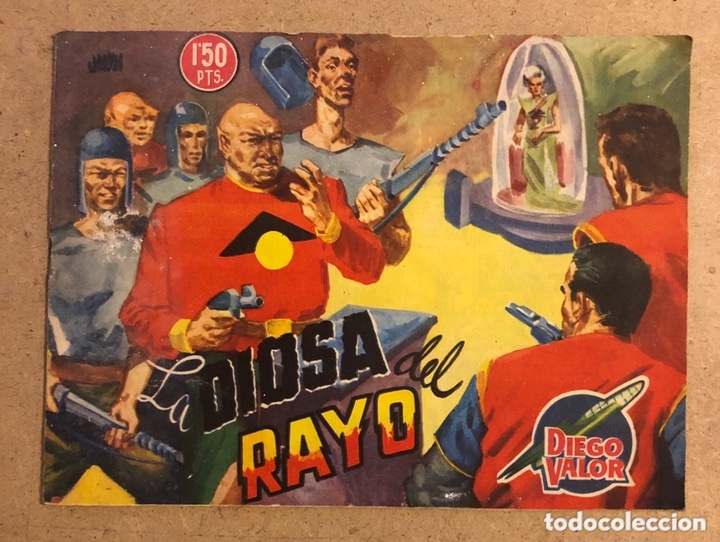 Tebeos: DIEGO VALOR N&deg; 15 (EDICIONES CID 1957). LA DIOSA DEL RAYO. ORIGINAL. - Foto 1