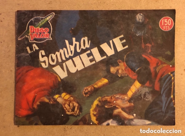 Tebeos: DIEGO VALOR N&deg; 14 (EDICIONES CID 1957). LA SOMBRA VERDE. ORIGINAL. - Foto 1