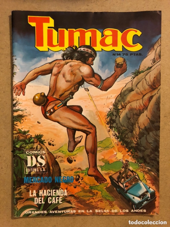 Tebeos: TUMAC N&deg; 14 MERCADO NEGRO y LA HACIENDA DEL CAF&Eacute;. COMICS DALMAU SOCIAS EDITORS 1979.