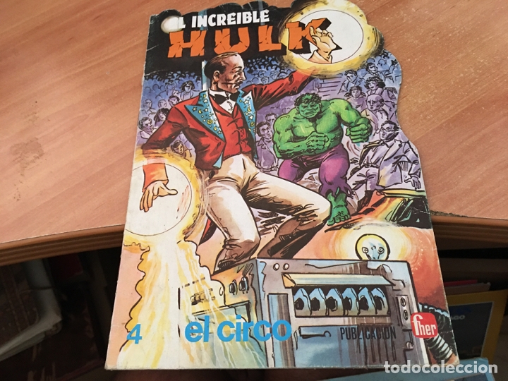 Tebeos: EL INCREIBLE HULK N&ordm; 4 EL CIRCO. TROQUELADO (FHER)) (COB21) - Foto 1