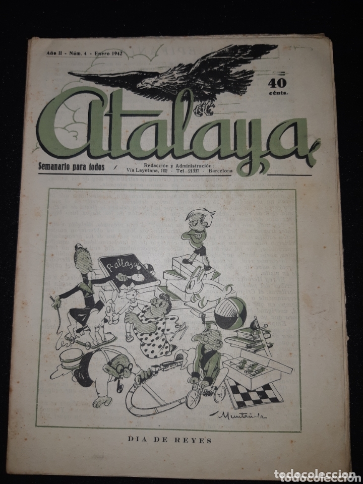 Tebeos: TEBEOS-C&Oacute;MICS CANDY ● ATALAYA 4 ● 1942 ● RAR&Iacute;SIMO ● AA99 X0922 ● - Foto 1