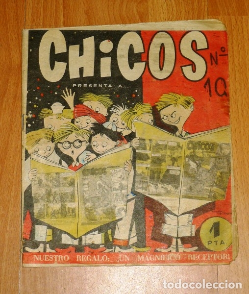 Tebeos: CHICOS : Semanario. N&ordm; 10 ; 22 agosto 1954 - Foto 1