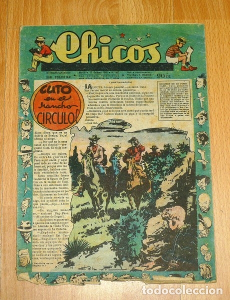 Tebeos: CHICOS. A&ntilde;o XI ; 17 octubre 1948 ; N&ordm; 507 - Foto 1