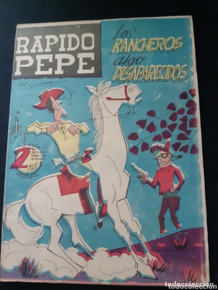 Tebeos: TEBEOS-C&Oacute;MICS CANDY ● CABALGADA 9 ● RAPIDO PEPE ● GEMEX 1962 ● UU99 X0922 ● - Foto 2