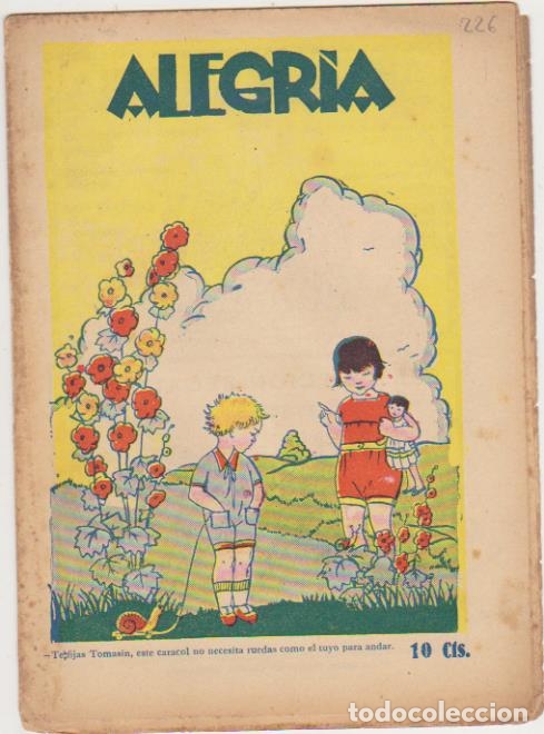 Tebeos: Alegr&iacute;a n&ordm; 220. 1929. SIN ABRIR - Foto 1