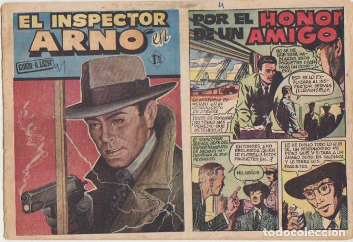 Tebeos: El Inspector Arno n&ordm; 1. Gesti&oacute;n 1950. DIF&Iacute;CIL - Foto 1
