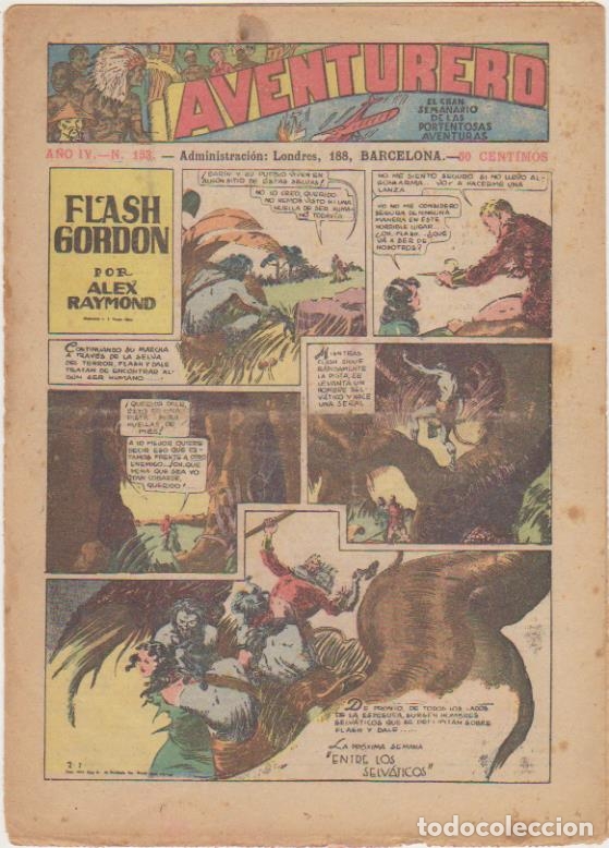 BDs: Aventurero n&ordm; 153. Hispano Americana 1935