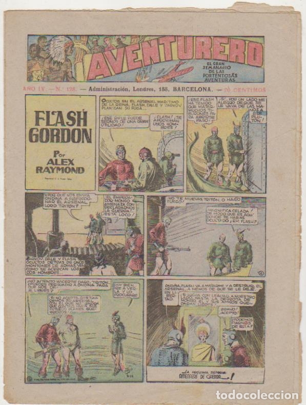 Giornalini: Aventurero n&ordm; 128. Hispano Americana 1935