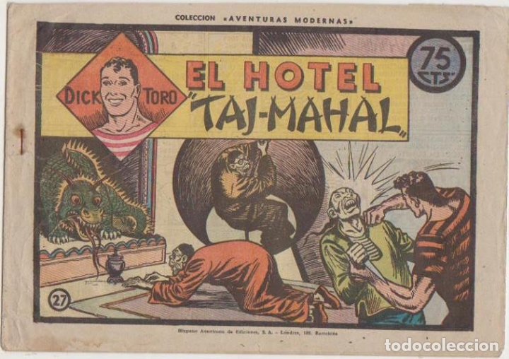 Tebeos: Dick Toro n&ordm; 27. Hispano americana 1946 - Foto 1
