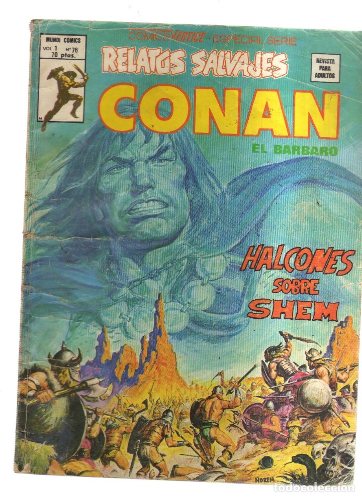 Tebeos: CONAN EL BARBARO VOL,1 N,76 - Foto 1