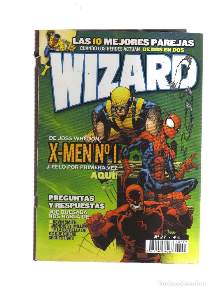 Tebeos: WIZARD LOS 10 MEJORES PAREJAS X-MEN N,1 - Foto 1