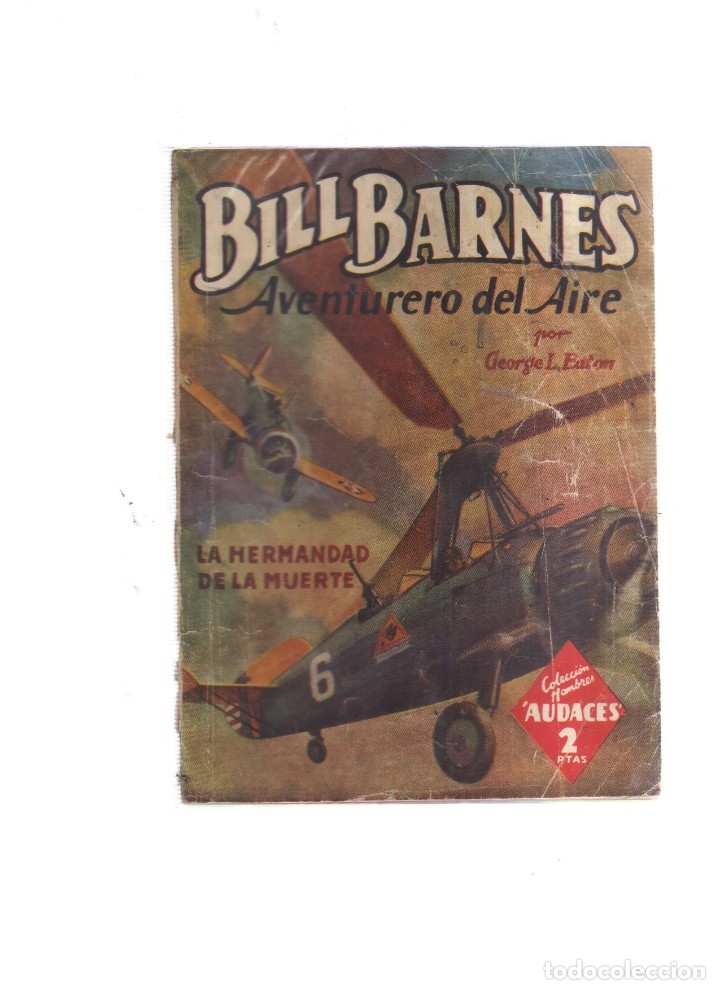 Tebeos: BILL BARNES AVENTURERO DEL AIRE LA HERMANDAD DE LA MUERTE - Foto 1