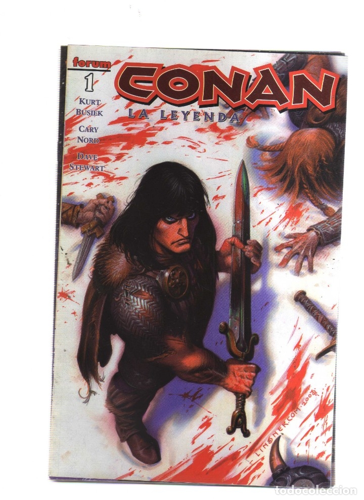 Tebeos: CONAN LA LEYENDA FORUM LOTE DE 12 NUMEROS DEL 1 AL 12 - Foto 1