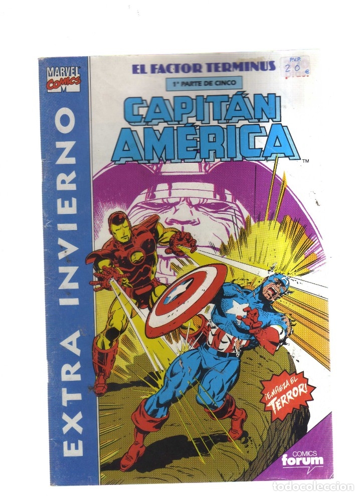 Tebeos: CAPITAN AMERICA EXTRA DE INVIERNO 1,PARTE DE CINCO - Foto 1