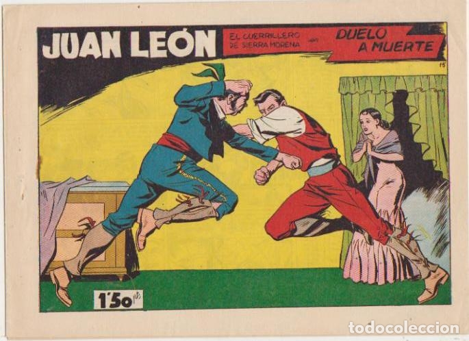 Tebeos: Juan Le&oacute;n n&ordm; 15. Toray 1954. SIN ABRIR - Foto 1