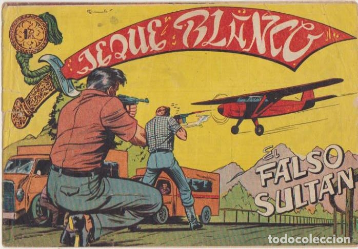 Tebeos: Jeque Blanco n&ordm; 130. Rollan 1951 - Foto 1