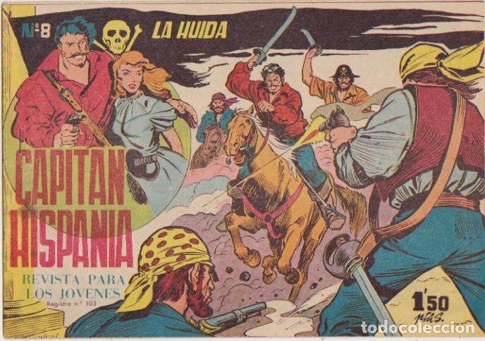 Tebeos: Capit&aacute;n Hispania n&ordm; 8. Creo 1959 - Foto 1