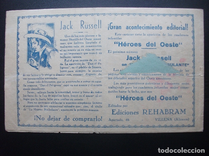 Tebeos: HEROES DEL OESTE N&ordm; 1 - Foto 3