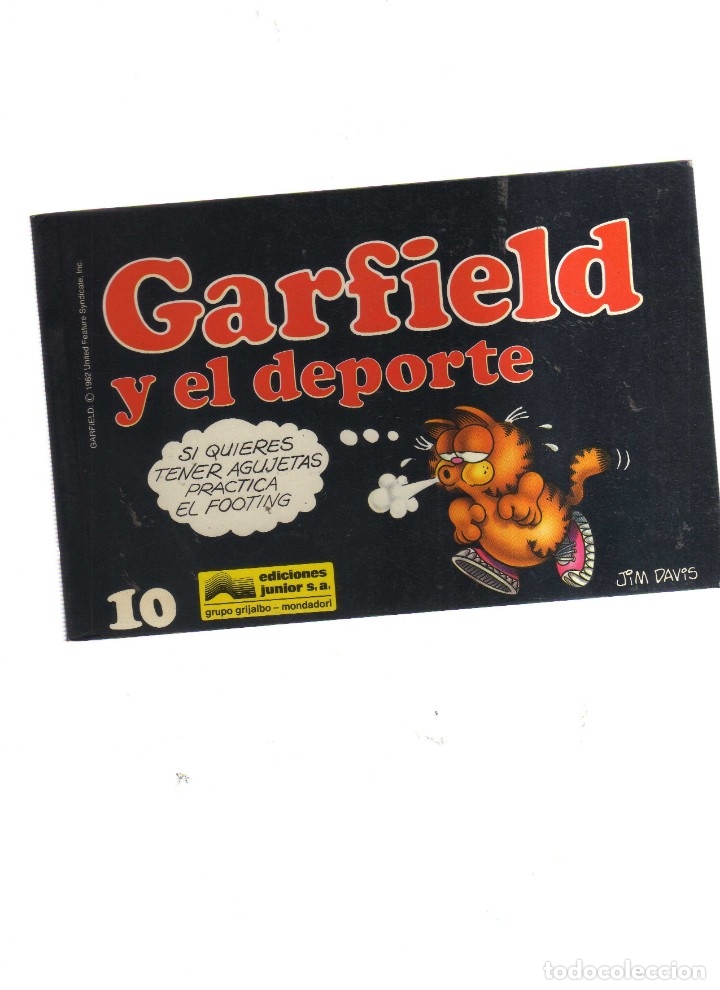 Tebeos: GARFIELD Y EL DEPORTE JIM DAVIS N,10 - Foto 1