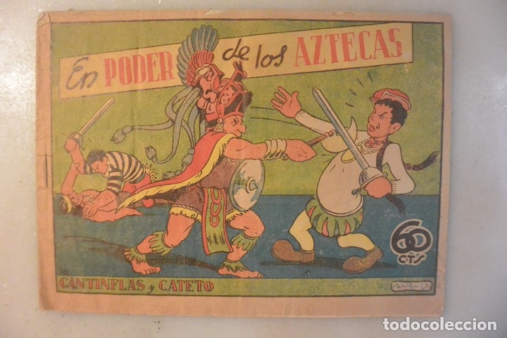 Tebeos: DIFICIL TEBEO CANTINFLAS Y CATETO EN PODER DE LOS AZTECAS, A. PERIS - Foto 1