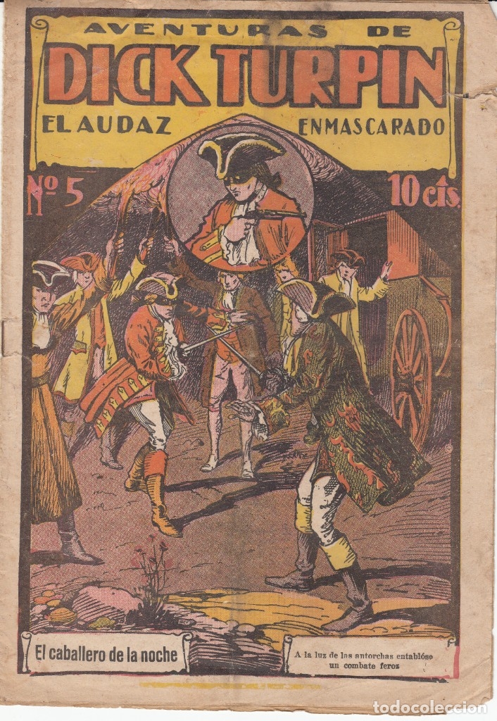 Tebeos: aventuras de dick turpin num. 5 10 cms - Foto 1