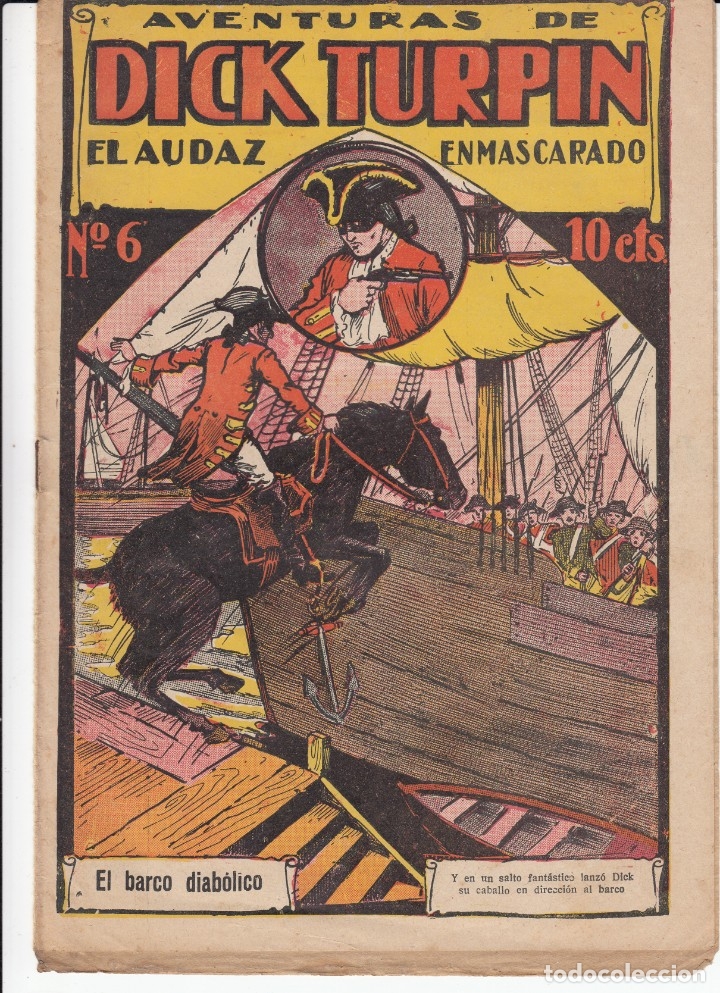 Tebeos: aventuras de dick turpin num. 6 10 cms - Foto 1
