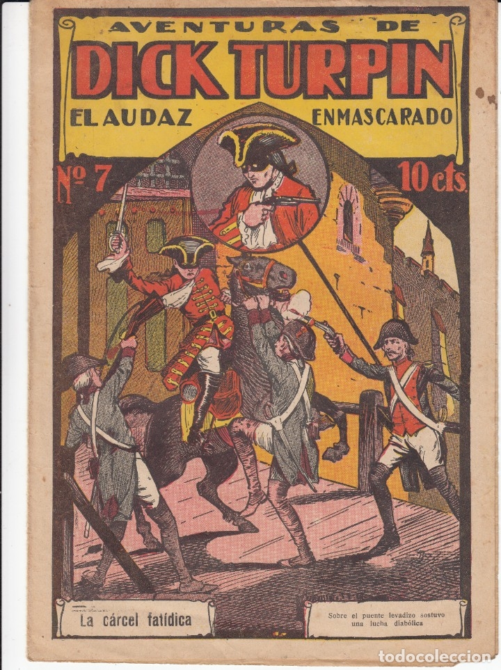 Tebeos: aventuras de dick turpin num. 7  10 cms - Foto 1