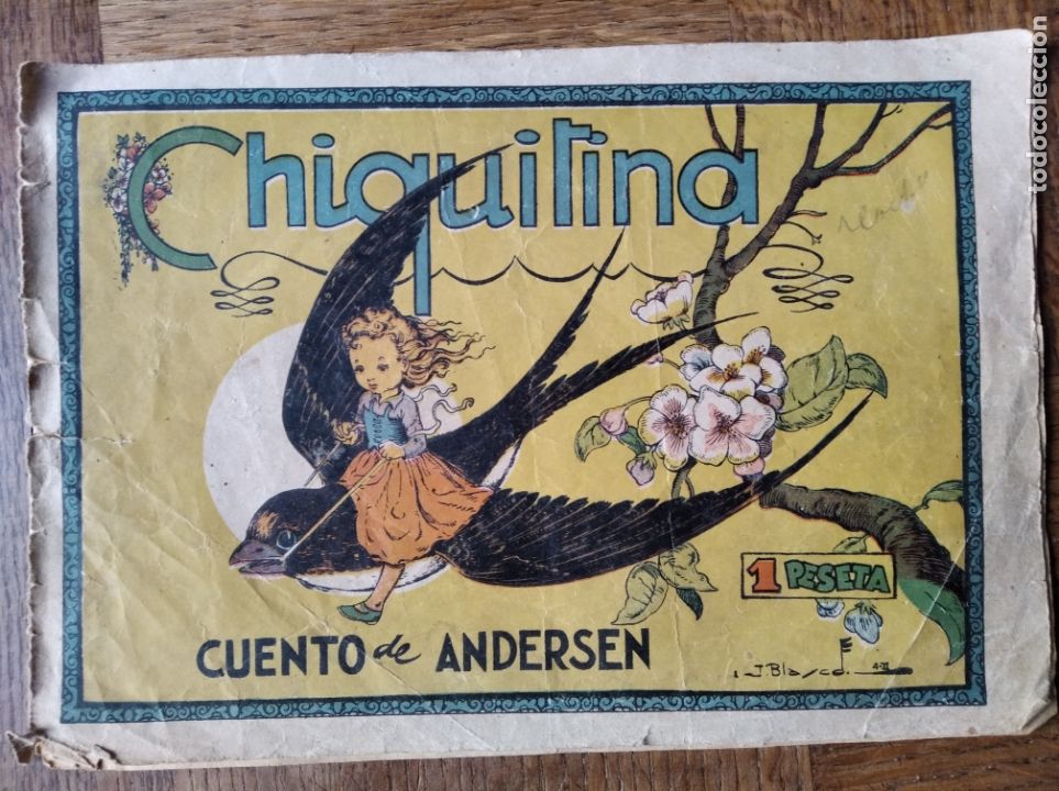 Tebeos: CHIQUITINA. CUENTO DE ANDERSEN. CUADERNOS SELECTOS. EDITORIAL CISNE. - Foto 1