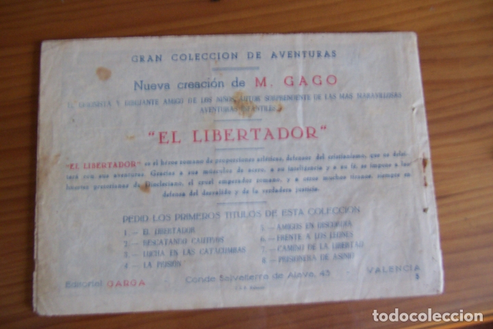 Tebeos: garga,- el libertador n&ordm; 5 - Foto 2