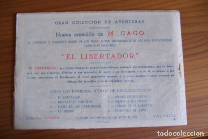 Tebeos: garga,- el libertador n&ordm; 6 - Foto 2