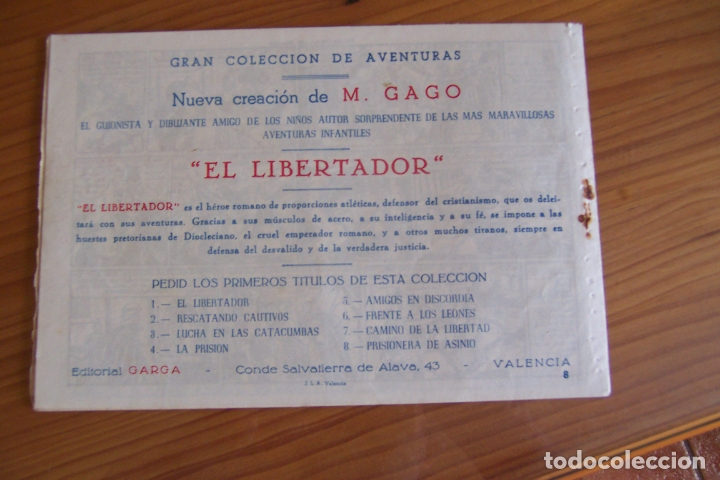 Tebeos: garga,- el libertador n&ordm; 8 - Foto 2