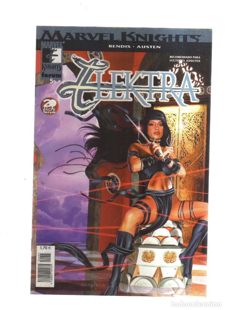 Tebeos: ELEKTRA N,5 MARVEL KNI GHTS 20 A&Ntilde;OS FORUM - Foto 1