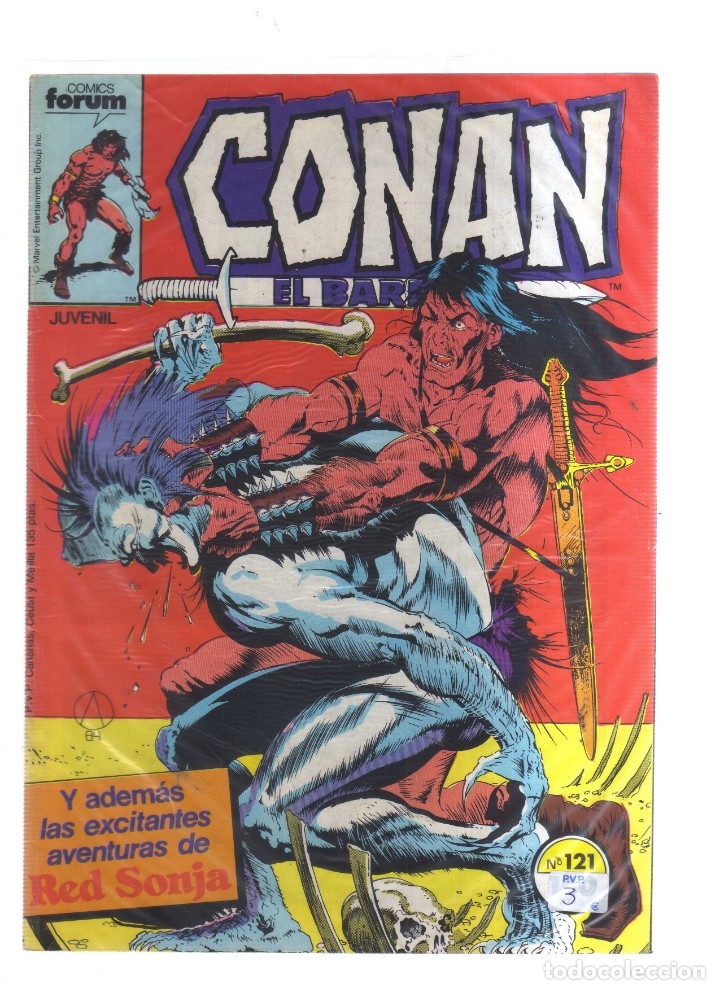 Tebeos: CONAN EL BARBARO FORUM N,121 - Foto 1