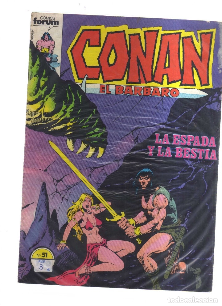 Tebeos: CONAN EL BARBARO FORUM N51 - Foto 1
